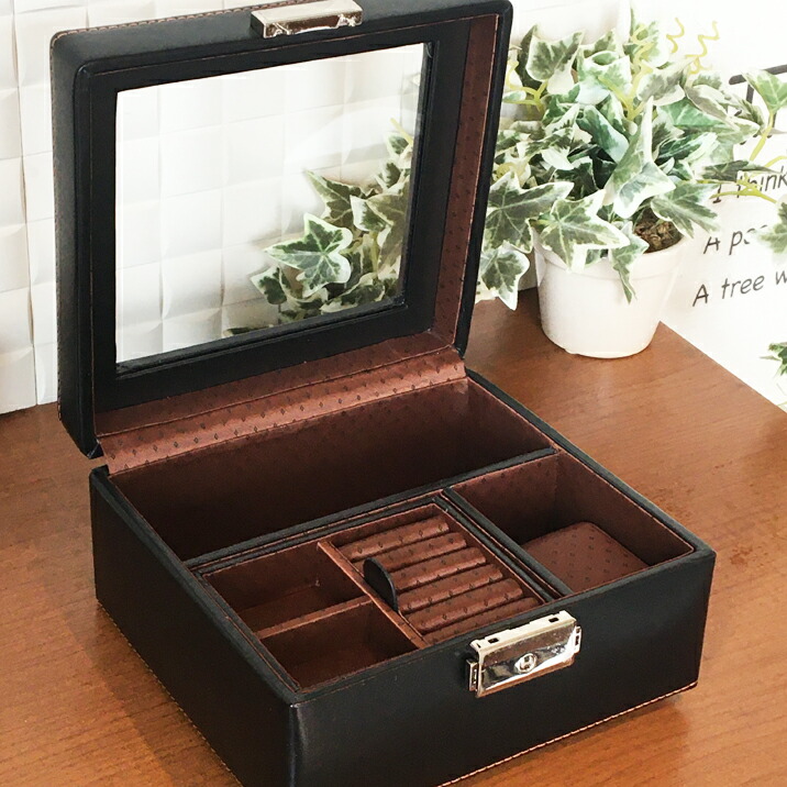 楽天市場】アクセサリーケース 収納 男性用 小物入れ 『メンズボックス