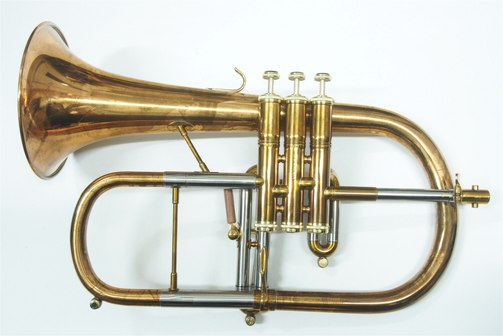 楽天市場 Queenbrass クイーンブラス フリューゲルホルン レッドブラス アンバーラッカー仕上げ 管楽器専門店 Groovin Trumpet