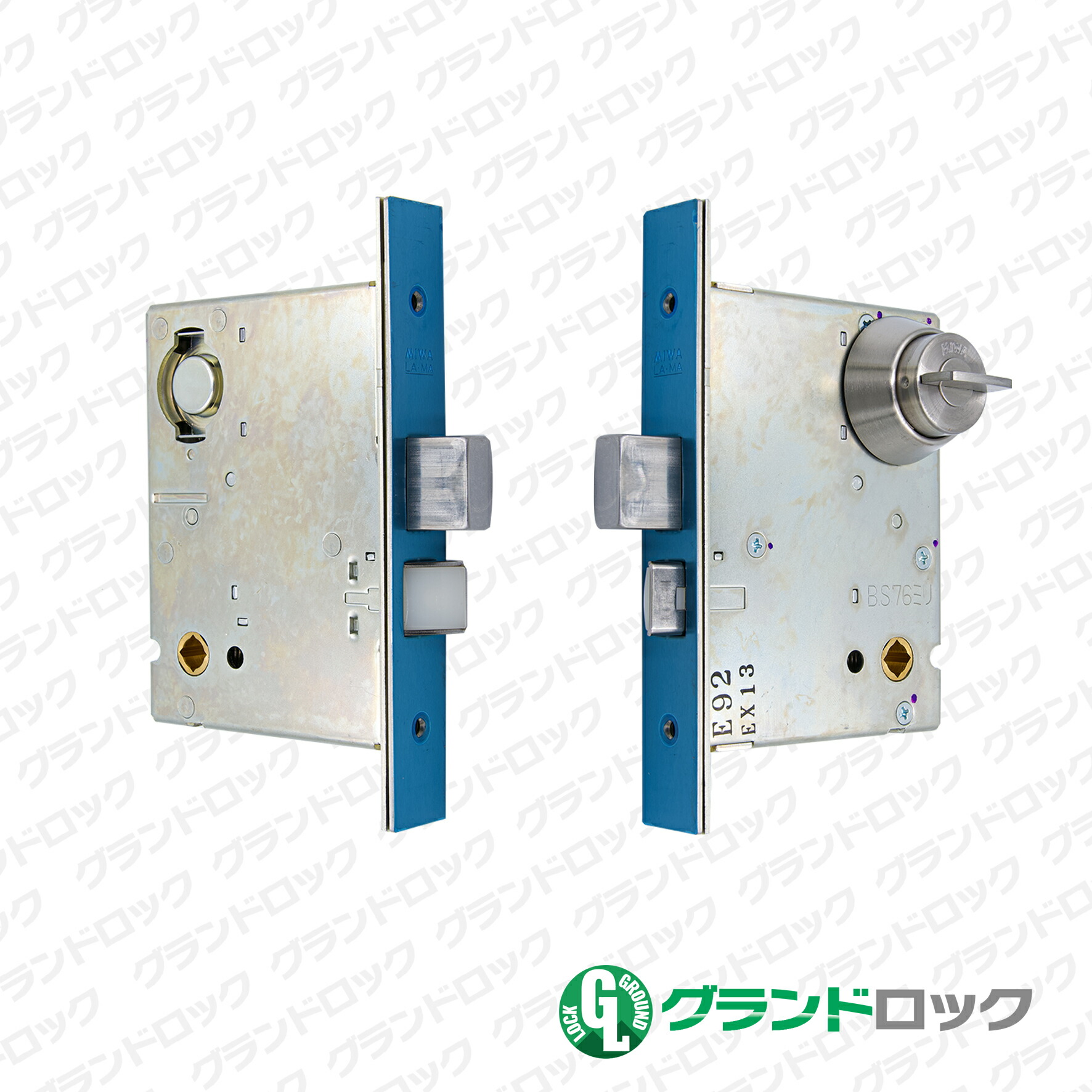 在庫確認中です❁︎ 楽天市場】美和ロック MIWA 一般錠 U9 LA-1 BS51 DT40 ST 片開き
