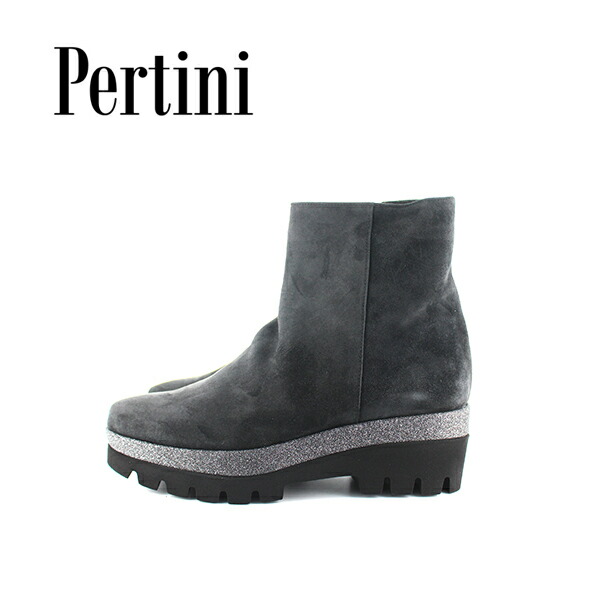 ペルティニ Pertini サイドゴアブーツ （ブラック） -靴