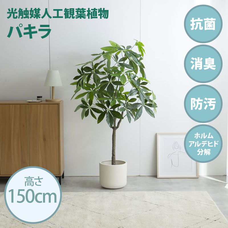 【インテリアに】パキラ風 ニセ 観葉植物 創り物 枯れない 安心 緑 植物 楽天市場】【クーポン10%オフ 8/17 0時-8/18 24時】 人工観葉