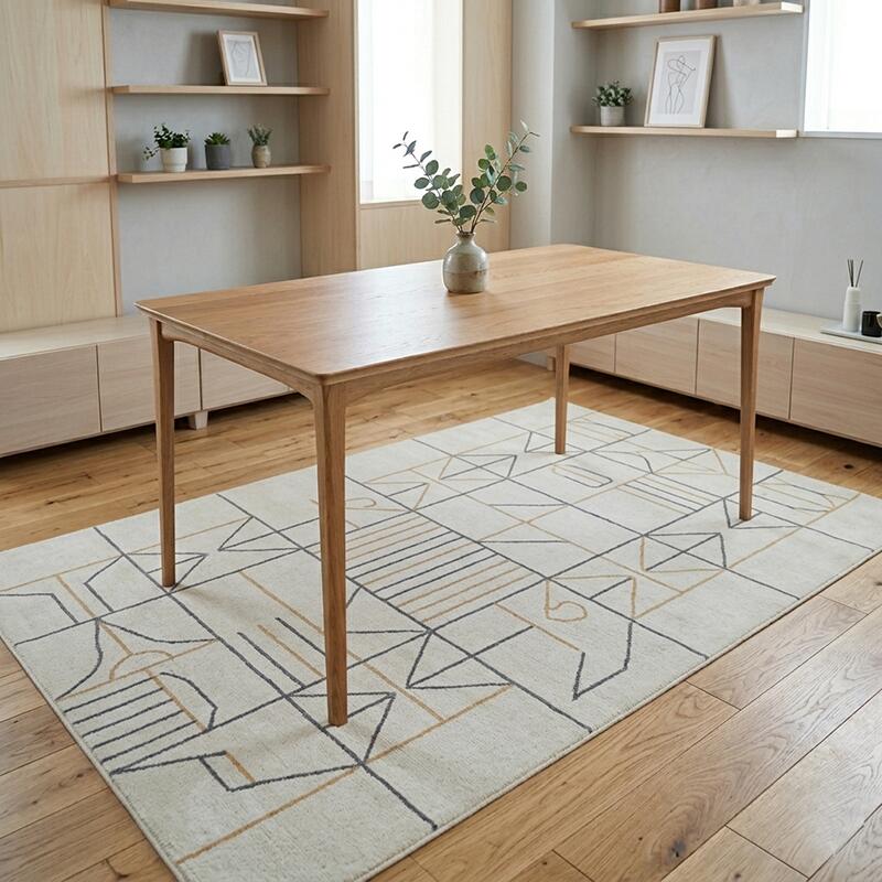 商品名|JPECジェペック ダイニングテーブル カラー| オーク ナチュラル サイズ| 幅 150 奥行80 高さ73cm 北欧テイスト　ウレタン塗装