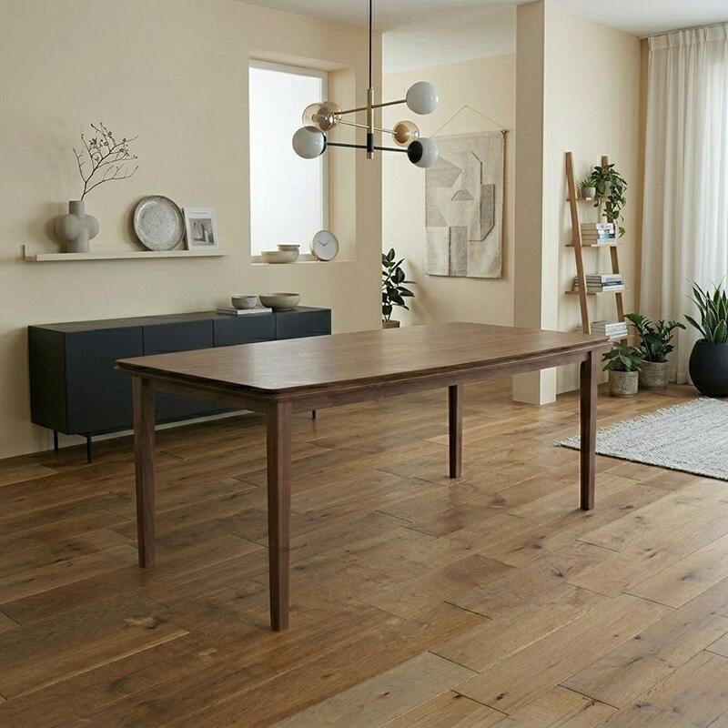 幅160cm【 受注生産品 】LIVWOOD商品名| ハンナ ダイニングテーブル160cmカラー| ブラウン ウォールナットサイズ| 幅 1600 奥行 850 高さ 720 mm生産国| 国産 日本製北欧 完成品 オイルまたはエコウレタン塗装仕上げ|grove