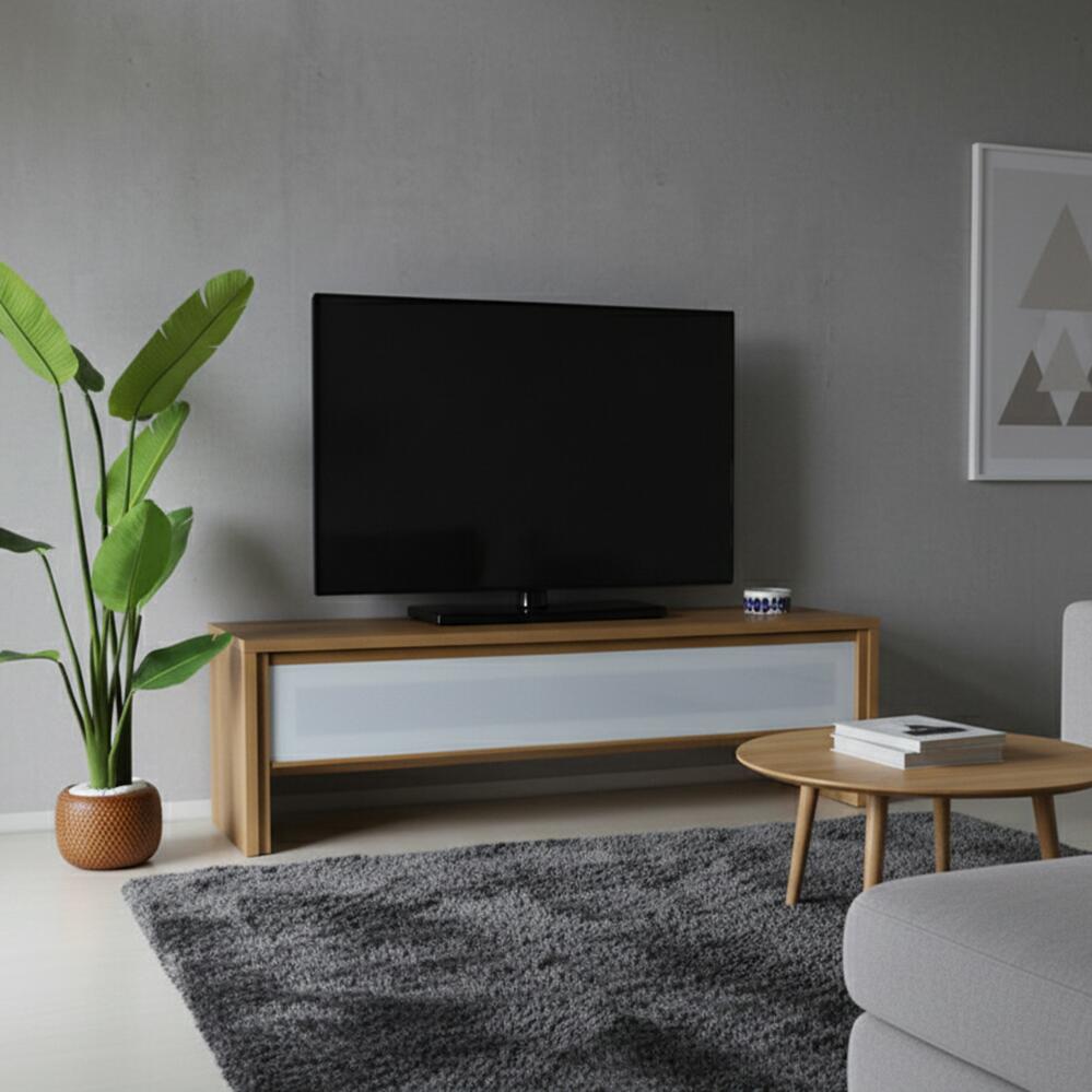 【 在庫わずか 】クーポン祭り開催中！ NVS テレビ台 150cm テレビボード ローボード カラー| オーク ナチュラル色 サイズ| 幅 150 奥行45 高さ45cm 生産国| 国産 日本製 主素材| 硬質シート オーク 柄 北欧ローボード 国産テレビ台 FYKG