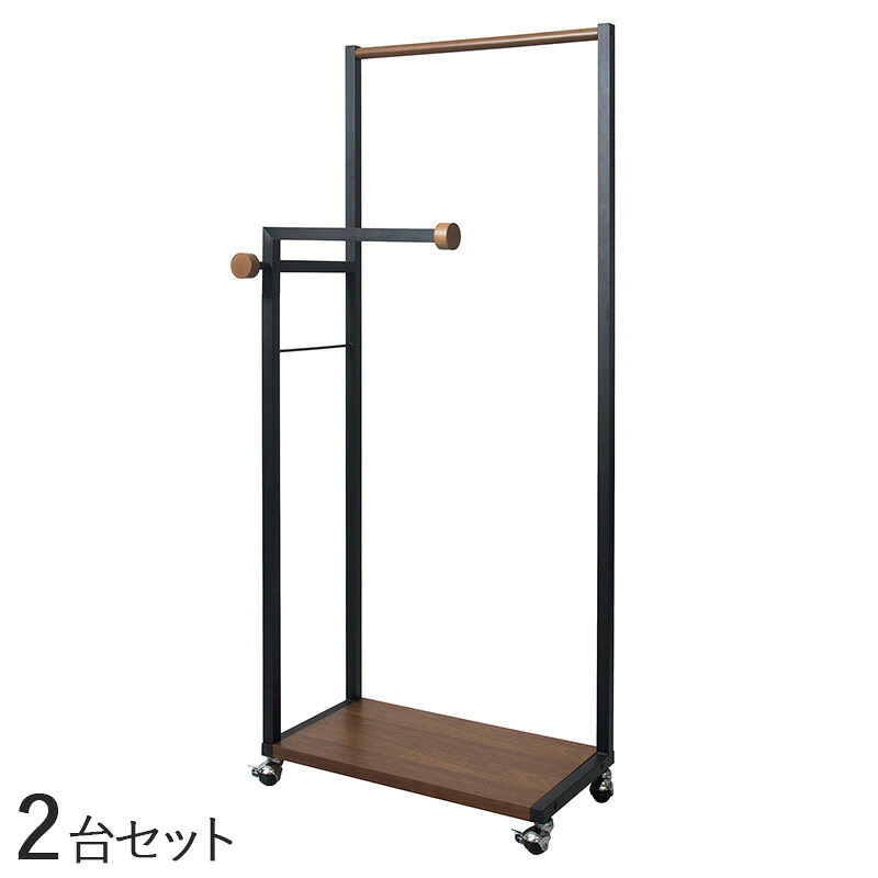 商品名| PRN-HR ワイドハンガーラック【2台セット】 カラー| ブラウン×ブラック色/2色あり 材 料| 天然木 突き板 スチール(粉体塗装) サイズ| 幅60×奥行き37.5×高さ145cm ワイドタイプ 組立て商品 コートハンガー