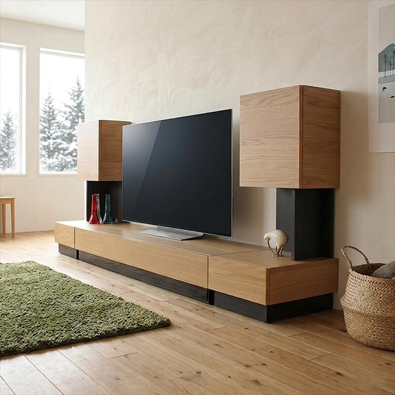 クーポン祭り開催中！商品名| RY テレビ台 160cm テレビボード キャビネット3点セットカラー| ナチュラル オークサイズ| 総幅 240 奥行45 cm生産国| 国産 日本製主素材| 無垢材 天然木シート大川家具｜ｇｒｏｖｅ