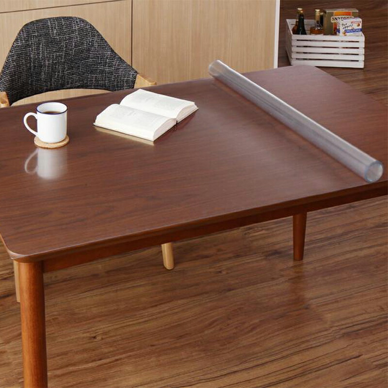 商品名|S-Retエスリット45×120cm透明テーブマットカラー|クリア透明生産国|安心の国産日本製主素材|特殊塩化ビニール(両面)床暖房に対応自在にカットOK13サイズご用意ダイニングテーブマットテーブルトップマット