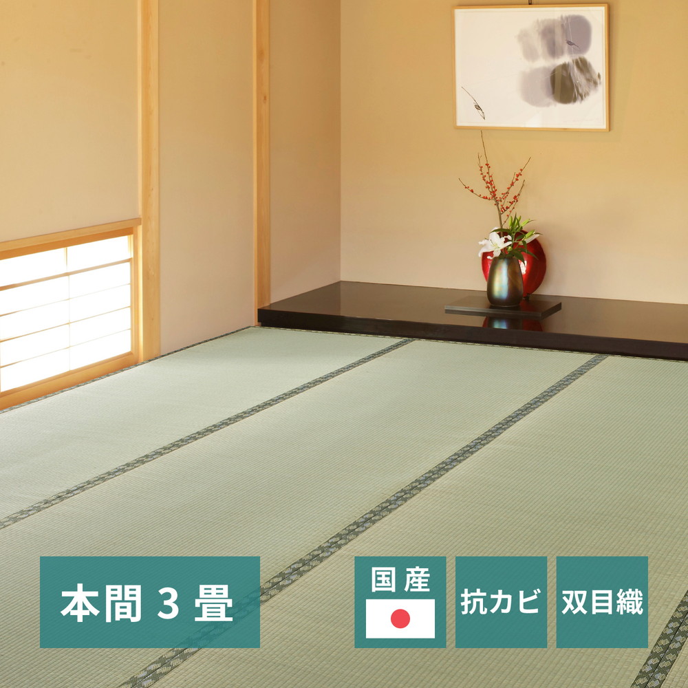 国産い草カーペット 天草 本間 3帖（191&times;286）｜ｇｒｏｖｅ