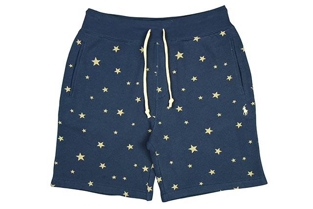 navy sweat shorts