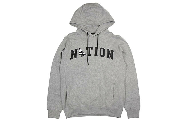 ROC NATION THE NATION HOODIE (HEATHER GRAY)ロックネイション/プルオーバーフーディー/ヘザーグレー|GROW AROUND グロウアラウンド