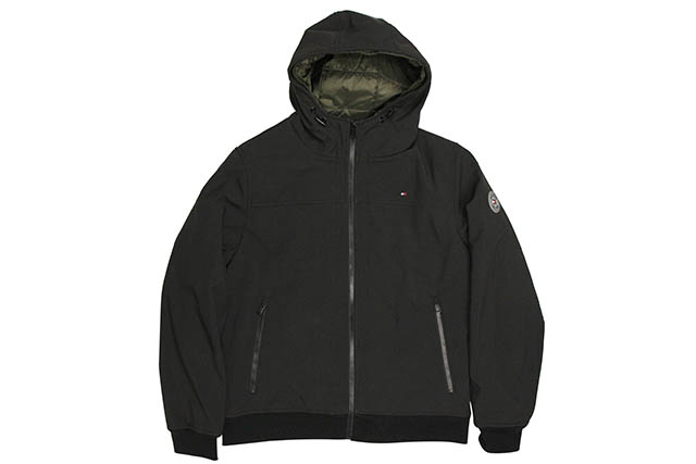 楽天市場】TOMMY HILFIGER HOODED BOMBER JACKET(158AP223:BLACK