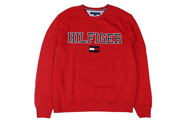 tommy hilfiger logo crew neck