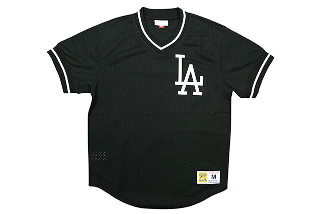 dodgers mesh v neck jersey