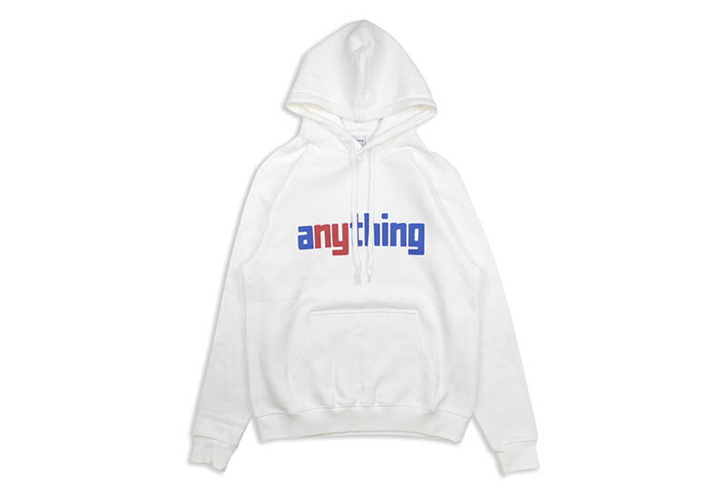 aNYthing HOODIE (WHITE) エニシング/フーディー/ホワイト