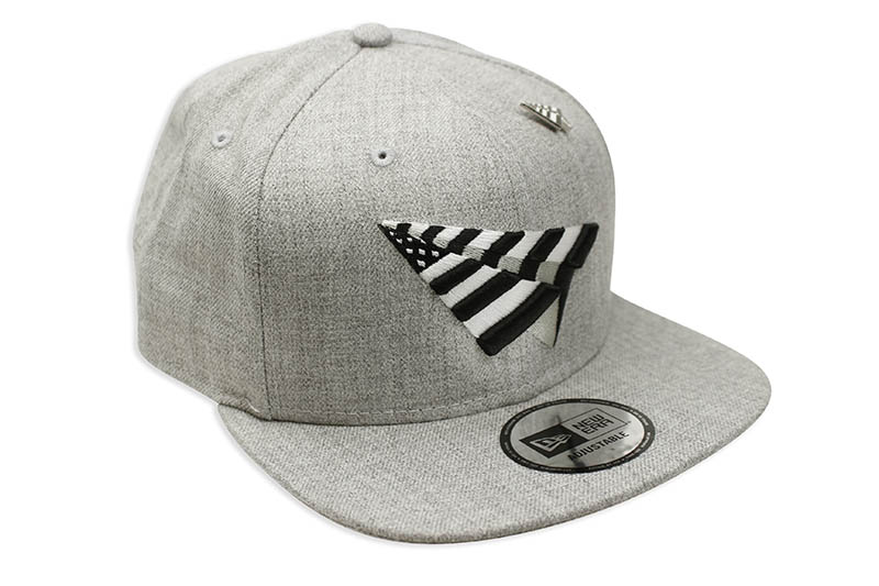 ROC NATION PAPER PLANES CROWN OLD SCHOOL SNAPBACK (0017H706:HEATHER GREY) ロックネイション/スナップバックキャップ/ヘザーグレイ