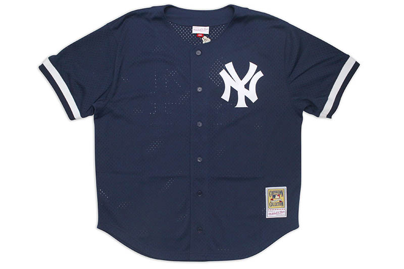 Mitchell & Ness Authentic Derek Jeter New York Yankees 1998 BP Jersey - Navy - 2XL