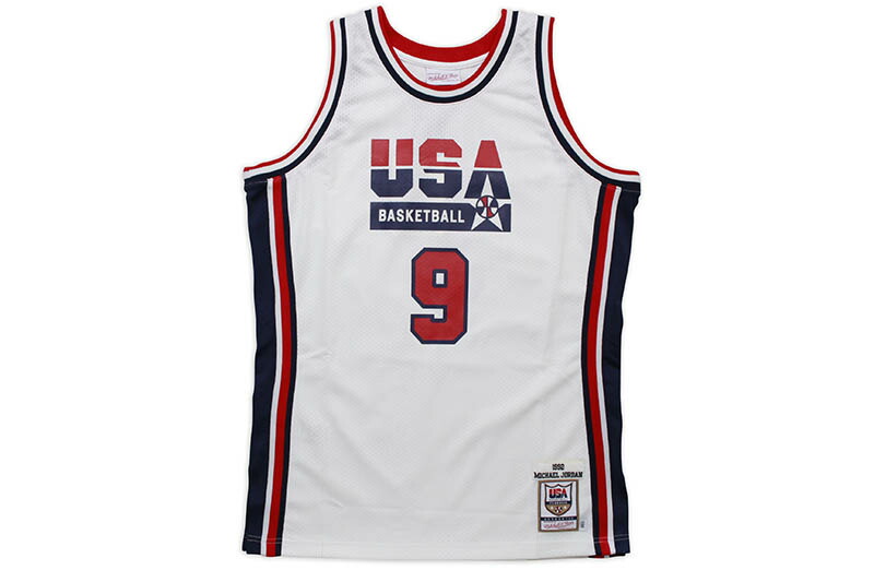 MITCHELL & NESS AUTHENTIC JERSEY (TEAM USA/HOME/MICHAEL JORDAN/1992:WHITE) AJY4AC19089 ミッチェル&ネス/バスケットボールジャージ/ホワイト