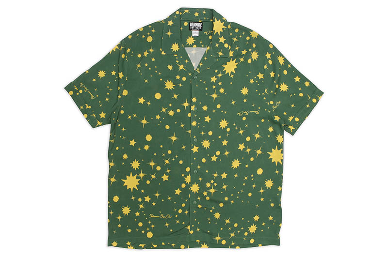 BILLIONAIRE BOYS CLUB BB GALATICA SS WOVEN (811-4600:VERDANT GREEN) ビリオネアボーイズクラブ/ショートスリーブシャツ/グリーン