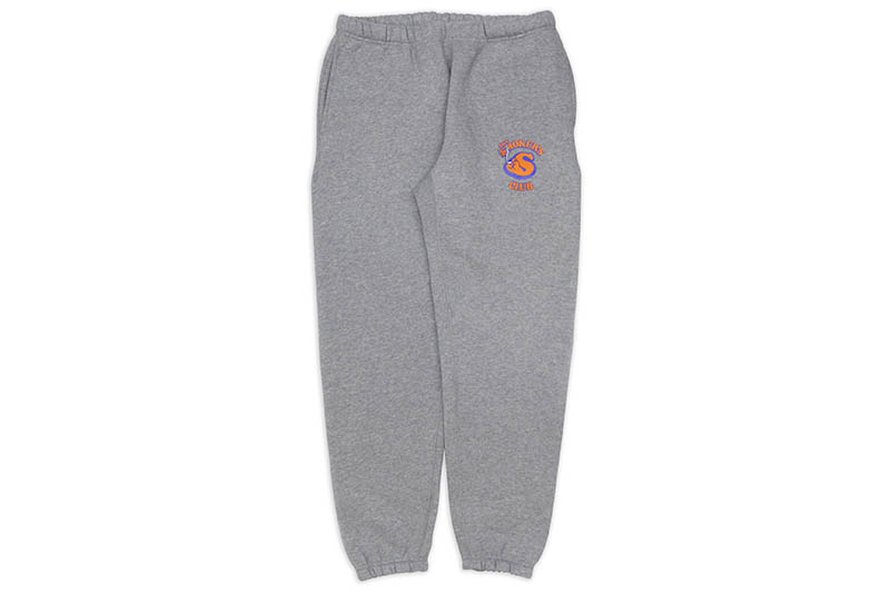 THE SMOKER'S CLUB LOGO SWEATPANTS (HEATHER GREY/ORANGE×BLUE) ザ・スモーカーズクラブ/スウェットパンツ/ヘザーグレー/オレンジ×ブルー