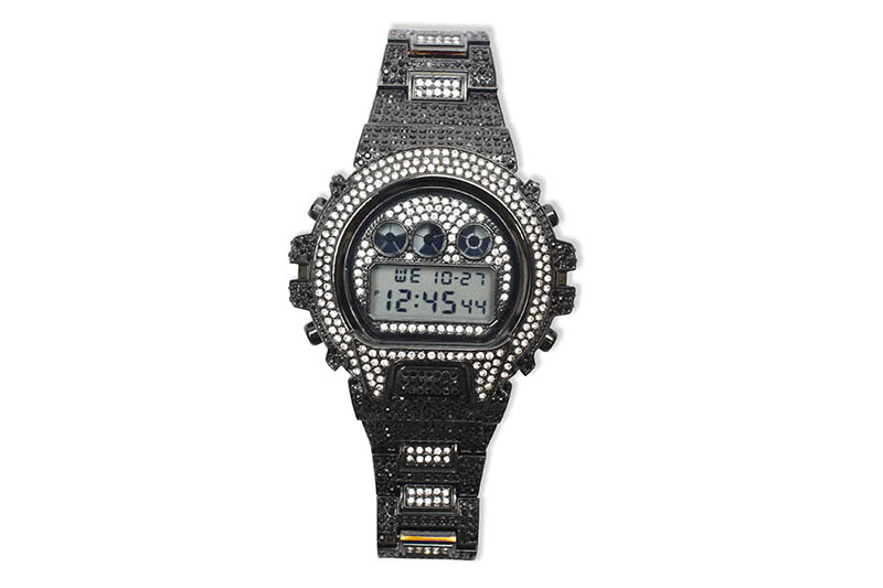 ICEY BLING-BLING ROUND WATCH (BLACK) ブリンブリンウォッチ/ブラック