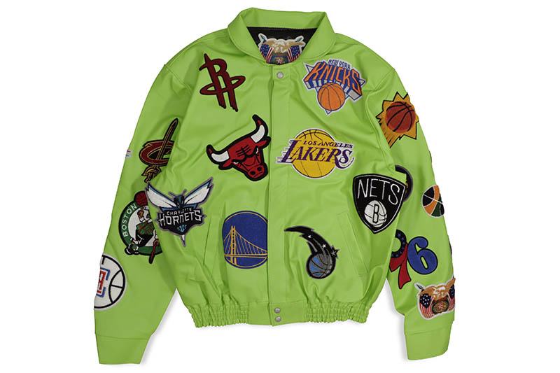 楽天市場】JEFF HAMILTON NBA COLLAGE WOOL & LEATHER JACKET