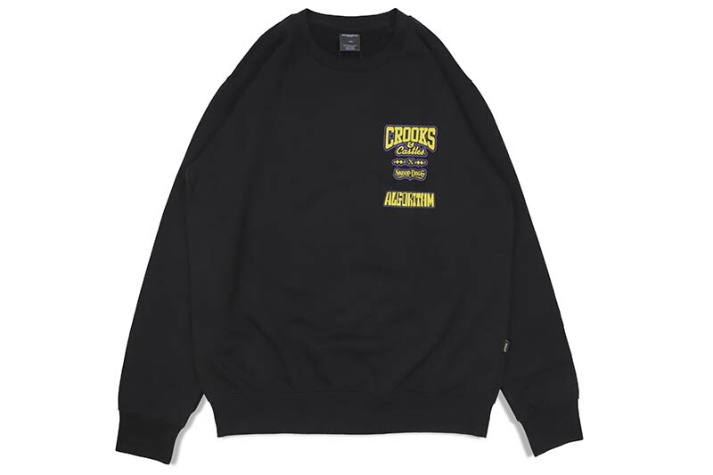 CROOKS & CASTLES X SNOOP DOGG ICONOGRAPHY CREW SWEAT (XC210108A:BLACK) クルックスアンドキャッスルズ/クルーネックスウェット/ブラック 10,725円