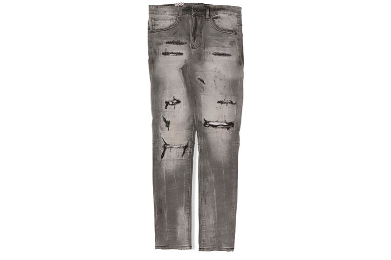 楽天市場】SMOKE RISE LIGHTNING EFFECT DENIM JEANS (JP23509