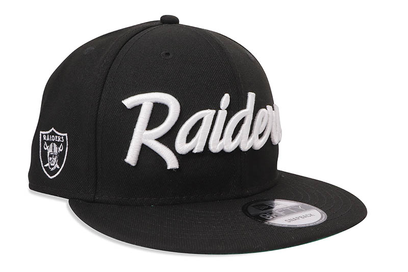 【楽天市場】NEW ERA LAS VEGAS RAIDERS SCRIPT LOGO 9FIFTY SNAPBACK CAP (BLACK