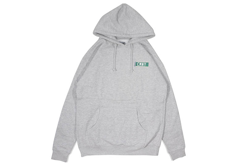 CLASSIC MATERIAL NY ROTTEN APPLE HOODIE (GREY HEATHER)クラシックマテリアルニューヨーク/プルオーバーフーディー/グレーヘザー｜GROW AROUND グロウアラウンド