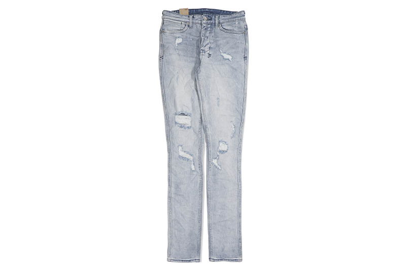 PURPLE BRAND ライトブルーデニム　32 P001 PURPLE BRAND / P001 Light Indigo Paint Blowout | HOLICK