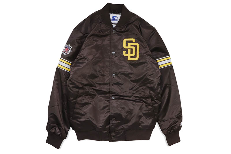 楽天市場】STARTER NEW YORK YANKEES SATIN VARSITY JACKET (LS85N664 