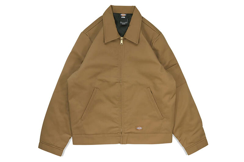 DICKIES INSULATED EISENHOWER JACKET (TJ15WSD:BROWN DUCK)ディッキーズ/ワークジャケット/ブラウン|GROW AROUND グロウアラウンド