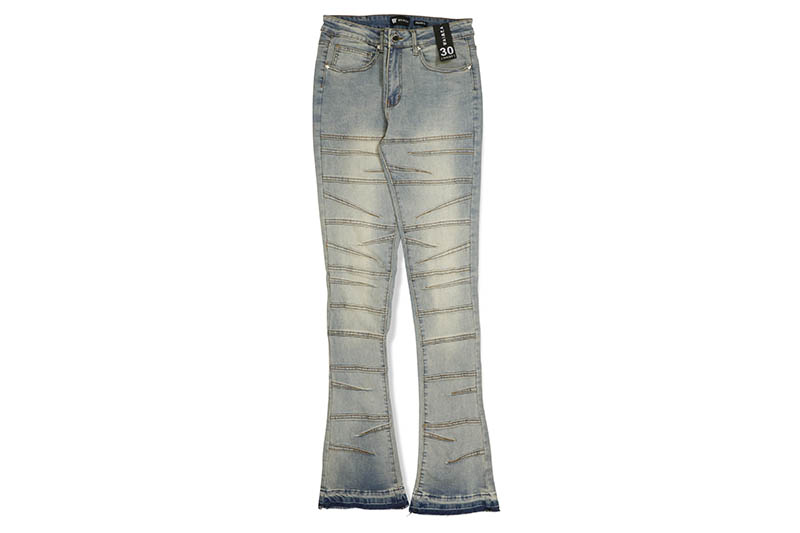 【楽天市場】WAIMEA STITCHED LINES STACKED DENIM PANT (M5729D:VINTAGE WASH ...