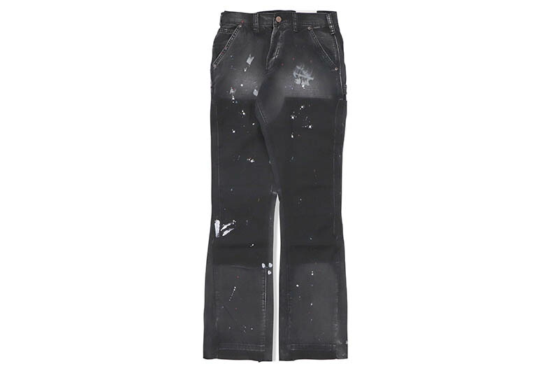 mnml B243 FLARE DENIM (D909:BLACK) ミニマル/フレアデニムパンツ/ブラック