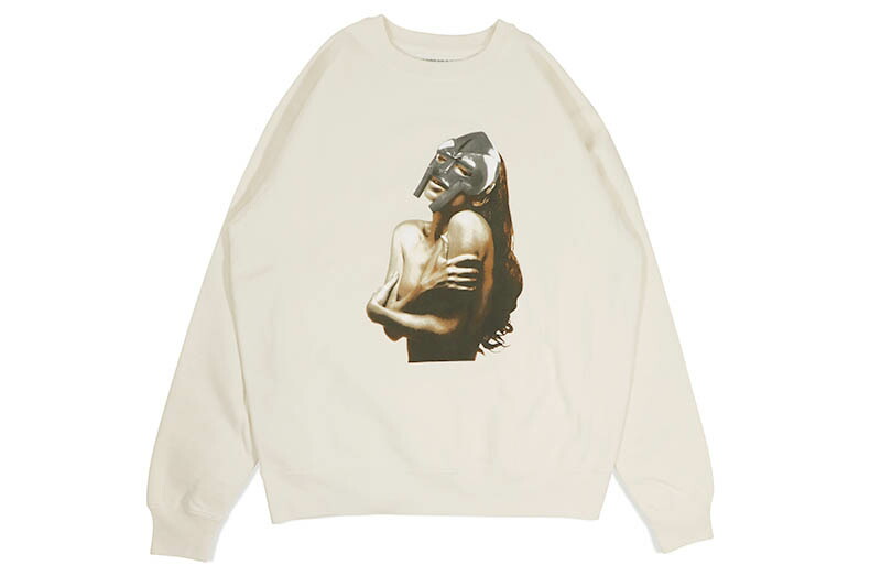 CLASSIC MATERIAL NY SADE / VILLAIN CREW (BONE) クラシックマテリアルニューヨーク/SADE/シャーデー/MF DOOM/エムエフドゥーム/クルーネックスウェット/ナチュラルカラー/ボーン