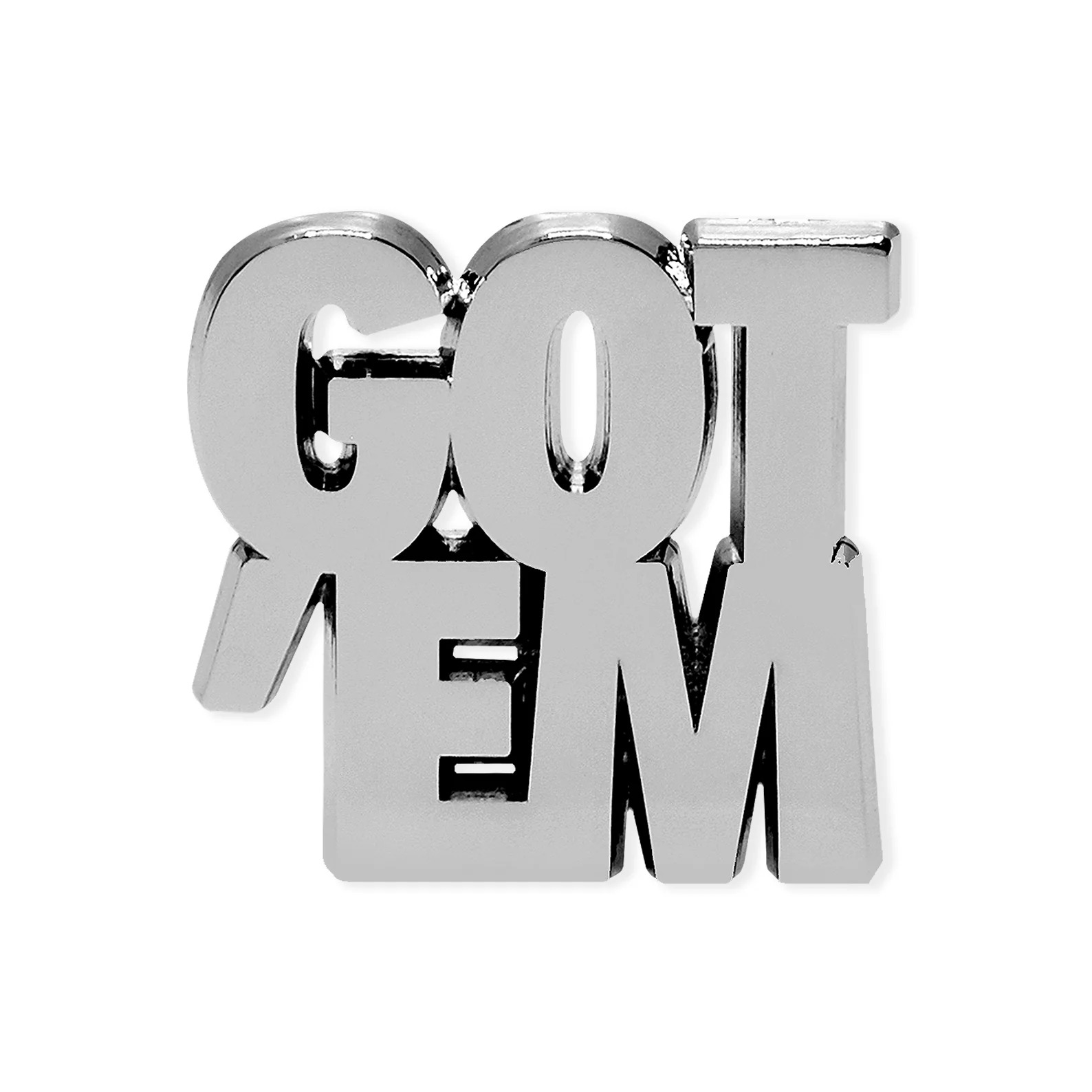 【楽天市場】KINGPINZ GOT 'EM LAPEL PIN SILVERキングピンズ/ピン/シルバー：GROW AROUND グロウアラウンド