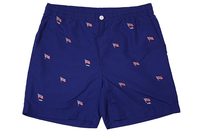 POLO RALPH LAUREN PREPSTER HOLIDAY FLAG SWIM SHORTS(NAVY)ポロラルフローレン/スイムショーツ/水着/フラッグ/星条旗/アメリカ/ネイビー｜GROW AROUND グロウアラウンド