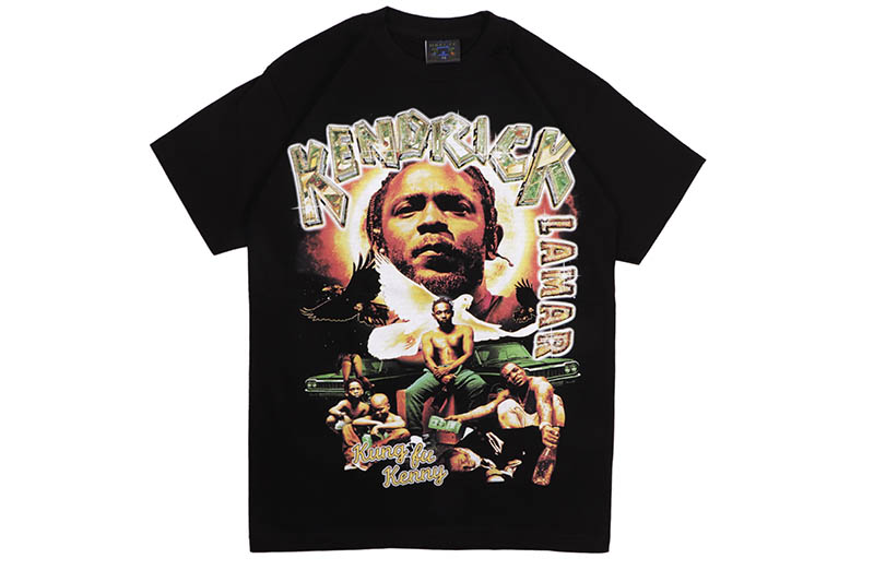 DBRUZE KENDRICK LAMAR TEE (BLACK) ディーブルーズ/ダリエン・ブルーズ/ニューヨーク/デザイナー/ラッパー/ケンドリック・ラマー/ショートスリーブTシャツ/ブラック