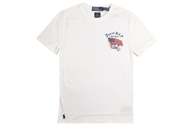 POLO RALPH LAUREN TEAM USA JERSEY GRAPHIC T-SHIRT (710944364001:WHITE) ポロラルフローレン/パリオリンピック/ショートスリーブティーシャツ/ホワイト