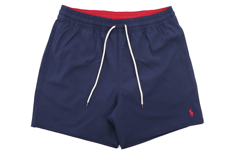 POLO RALPH LAUREN SWIM TRUNK (710743845002:NAVY) ポロラルフローレン/スイムショーツ/ハーフパンツ/水着/夏/海/ビーチ/プール/ネイビー