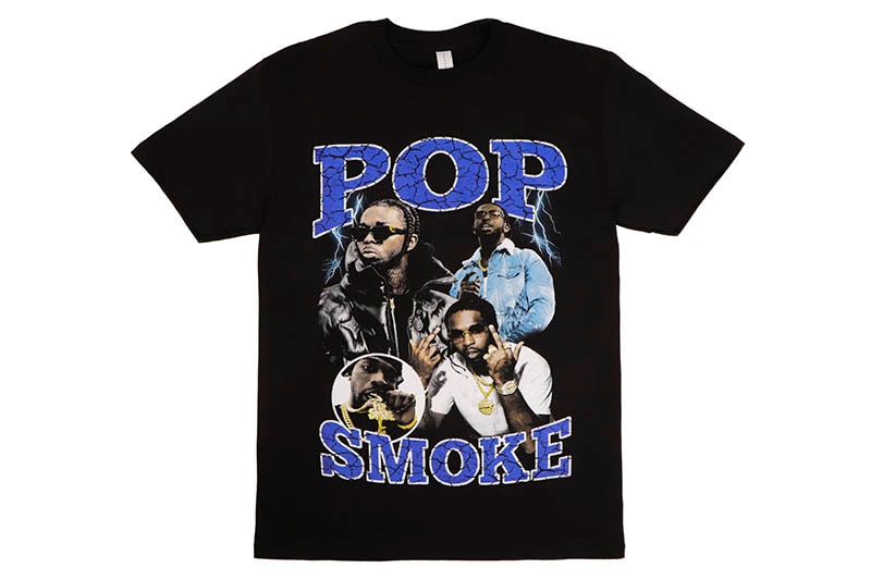 POP SMOKE Never Clear バンドTシャツ 公式 オフィシャル The Smoke Will Never Clear T-Shirt - Pop Smoke Official Store