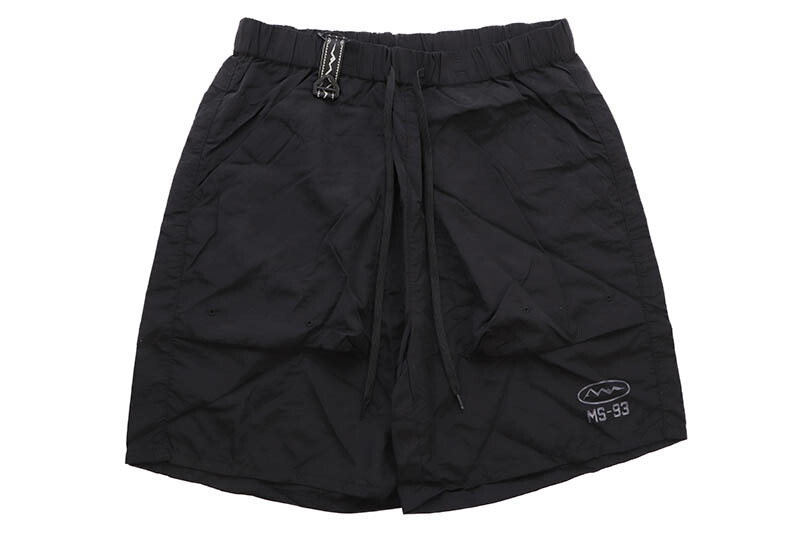 MANASTASH PARK SHORTS (792-3913005-010:BLACK) マナスタッシュ/ナイロンショーツ/ブラック