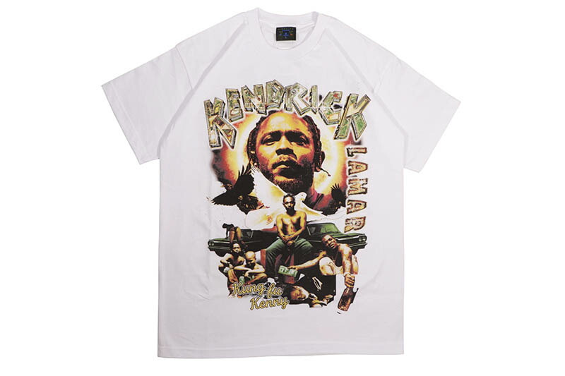 DBRUZE KENDRICK LAMAR TEE (WHITE)ディーブルーズ/ダリエン・ブルーズ/ニューヨーク/デザイナー/ラッパー/ケンドリック・ラマー/ショートスリーブTシャツ/ホワイト|GROW AROUND グロウアラウンド
