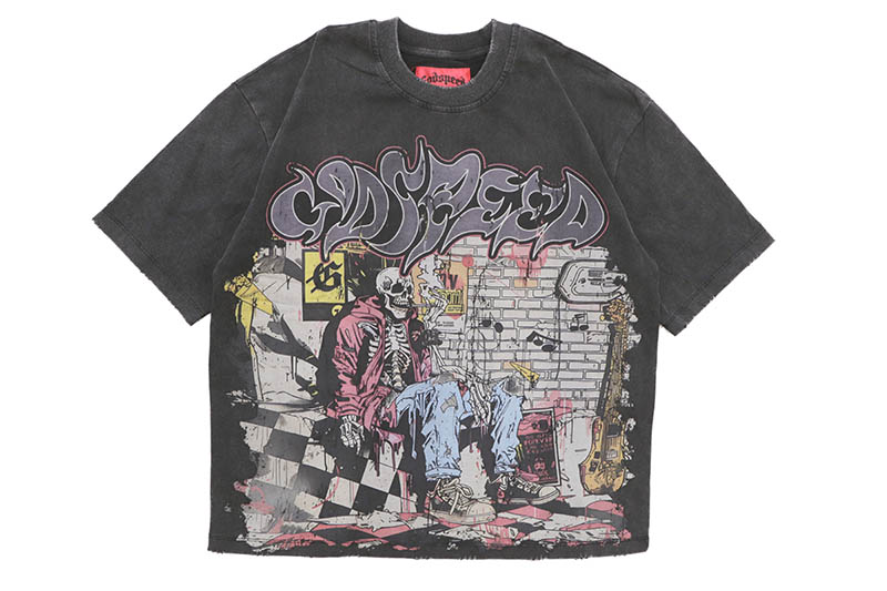 GODSPEED STONER T-SHIRT (BLACK) ゴッドスピード ニューヨーク/ショートスリーブティーシャツ/ブラック