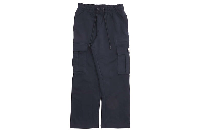 PRO CLUB HEAVYWEIGHT BASIC OPEN LEG CARGO SWEATPANT (NAVY) 32PC0404プロクラブ/プロクラブ/ヘヴィーウェイト/スウェットパンツ/メンズ/レディース/シンプル/アメリカサイズ/大きいサイズ/ゆったり/厚手/頑丈/無地/ネイビー｜GROW AROUND グロウアラウンド