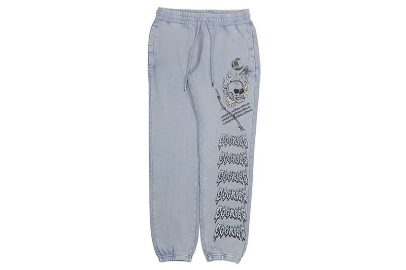 楽天市場】COOKIES C-BITE LOGO SWEATPANTS (HEATHER GREY/WHITE