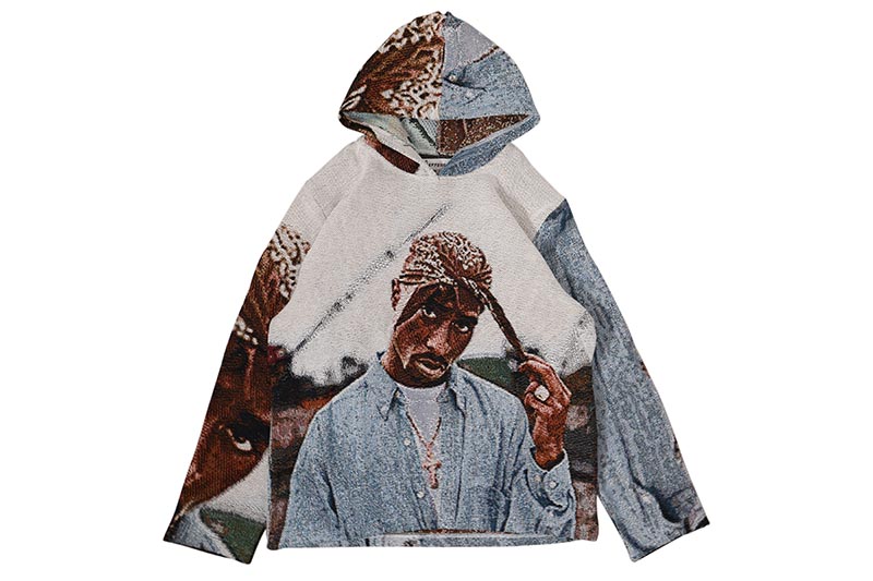 JEFFERSONS TAPESTRY HOODIE (2PAC) ジェファーソンズ/プルオーバーフーディー/トゥーパック