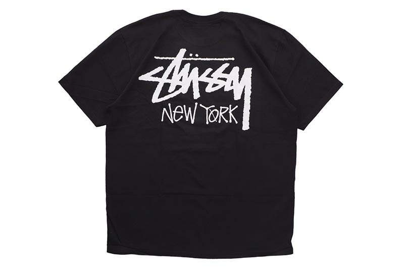 STUSSY STOCK NEW YORK T-SHIRTS (BLACK) ステューシー/ニューヨーク/ショートスリーブTシャツ/ブラック