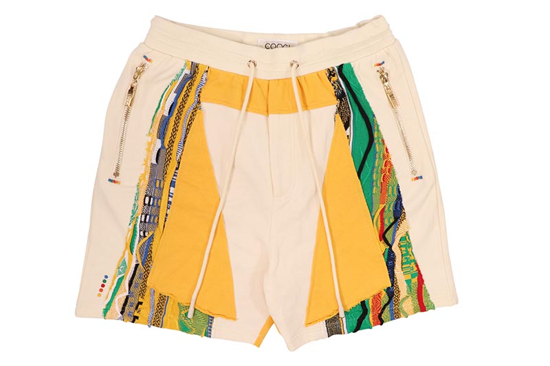 COOGI SWEATER PIECED FLEECE SHORTS (CG-KB-045:IVORY) クージー/ショーツ/アイボリー