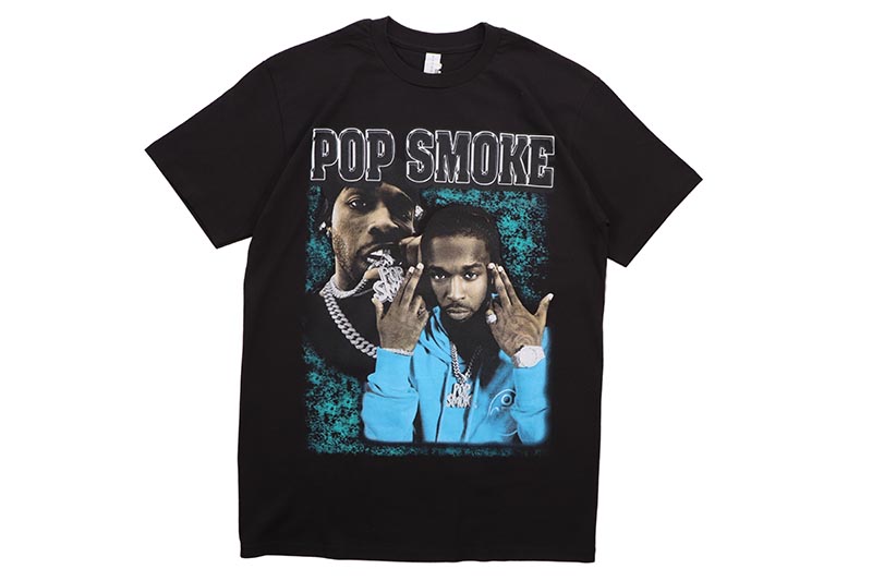 POP SMOKE Never Clear バンドTシャツ 公式 オフィシャル The Smoke Will Never Clear T-Shirt - Pop Smoke Official Store